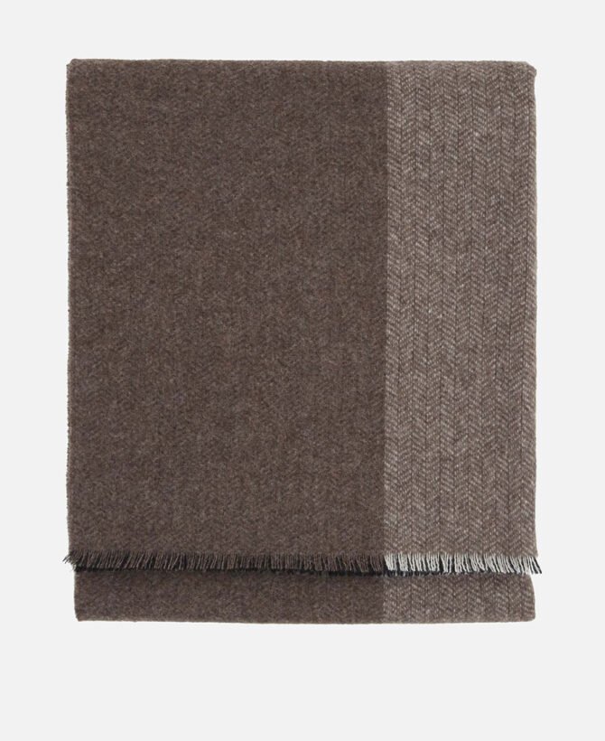 100% wool twill scarf