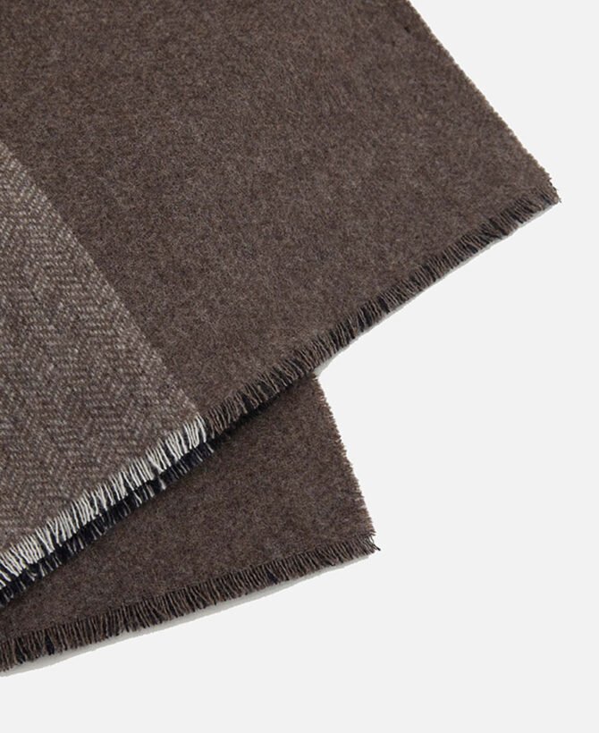 100% wool twill scarf