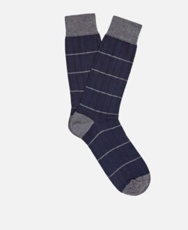 100% cotton ribbed socks