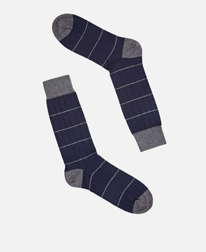 100% cotton ribbed socks