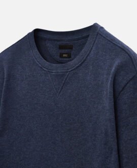 Crew neck cotton sweatshirt