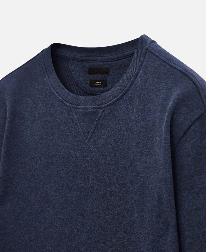 Crew neck cotton sweatshirt