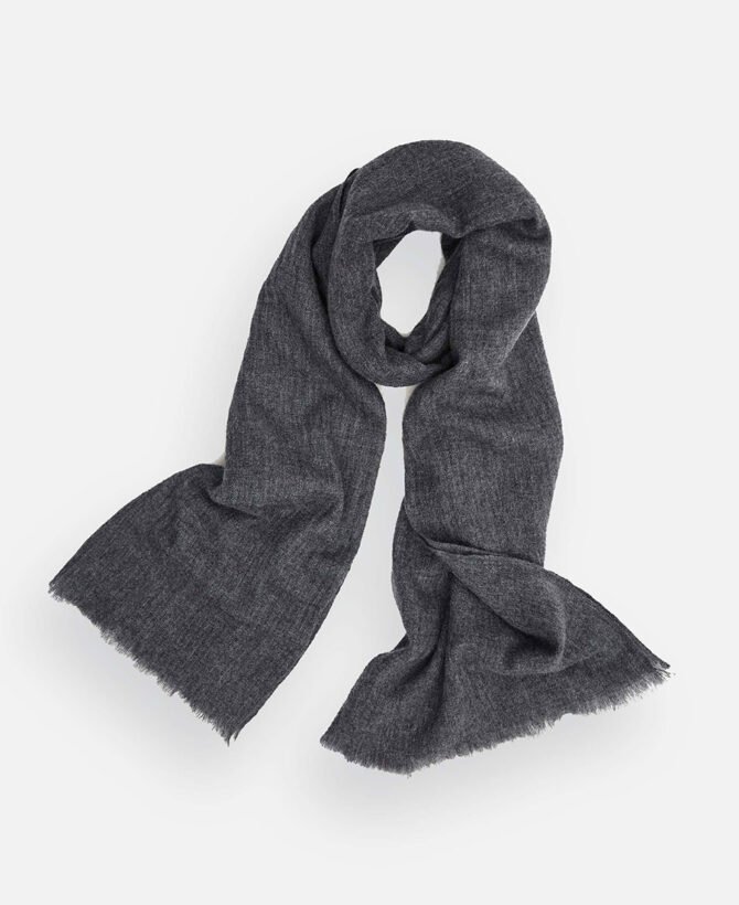 100% wool twill scarf