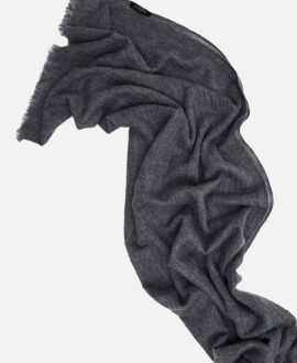 100% wool twill scarf