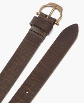 Giglio creased-leather belt