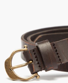 Giglio creased-leather belt